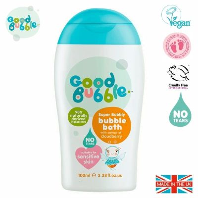 Wegański organiczny płyn do kąpieli noworodka i niemowlaka Cloudberry 100 ml, Good Bubble