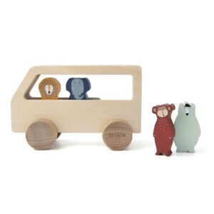 animals drewniany autobus dla zwierząt trixie baby