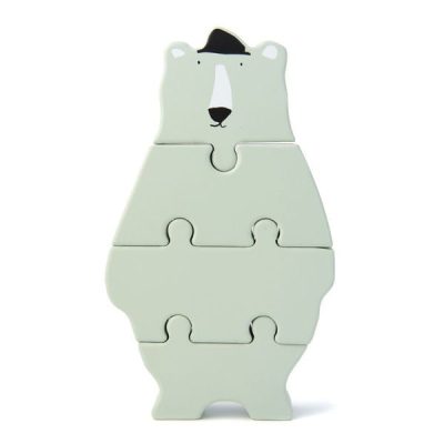 drewniane puzzle polar bear trixie baby