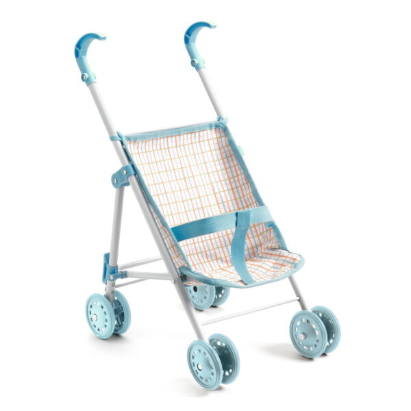 Wózek spacerowy dla lalek niebieski Pomea, Djeco